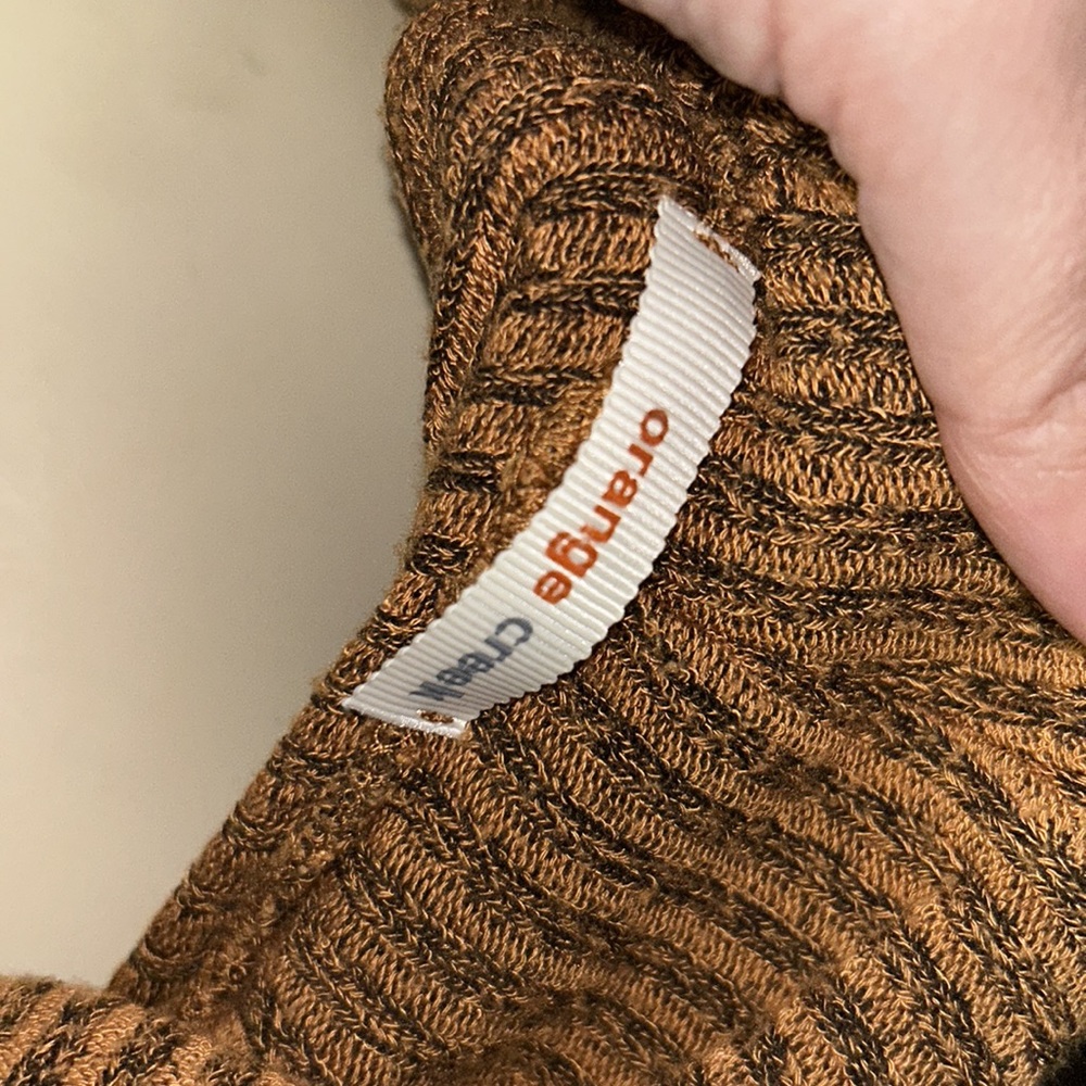 Turtleneck Sweater With Open Back - Medium Size - image 6